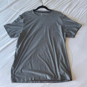 RHONE Gray Short Sleeve Men's Tee - Workout